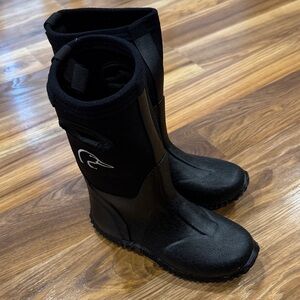Black Neoprene Boots Ducks Unlimited Waterproof Boots Boy